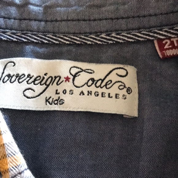 Sovereign Code 2t Button Down Plaid Shirt - Picture 2 of 9